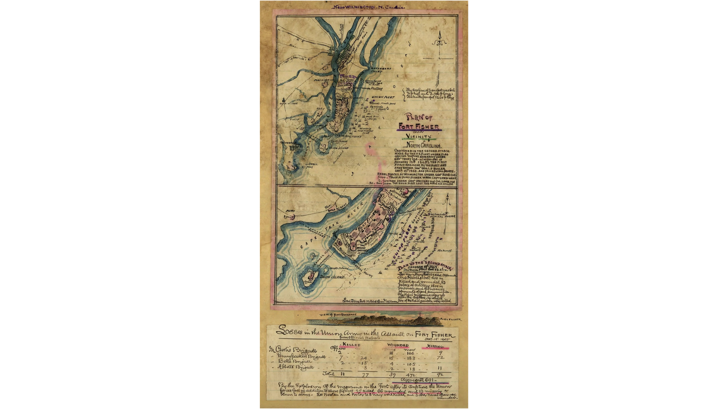 Cape Fear/Fort Fisher Map Stickers