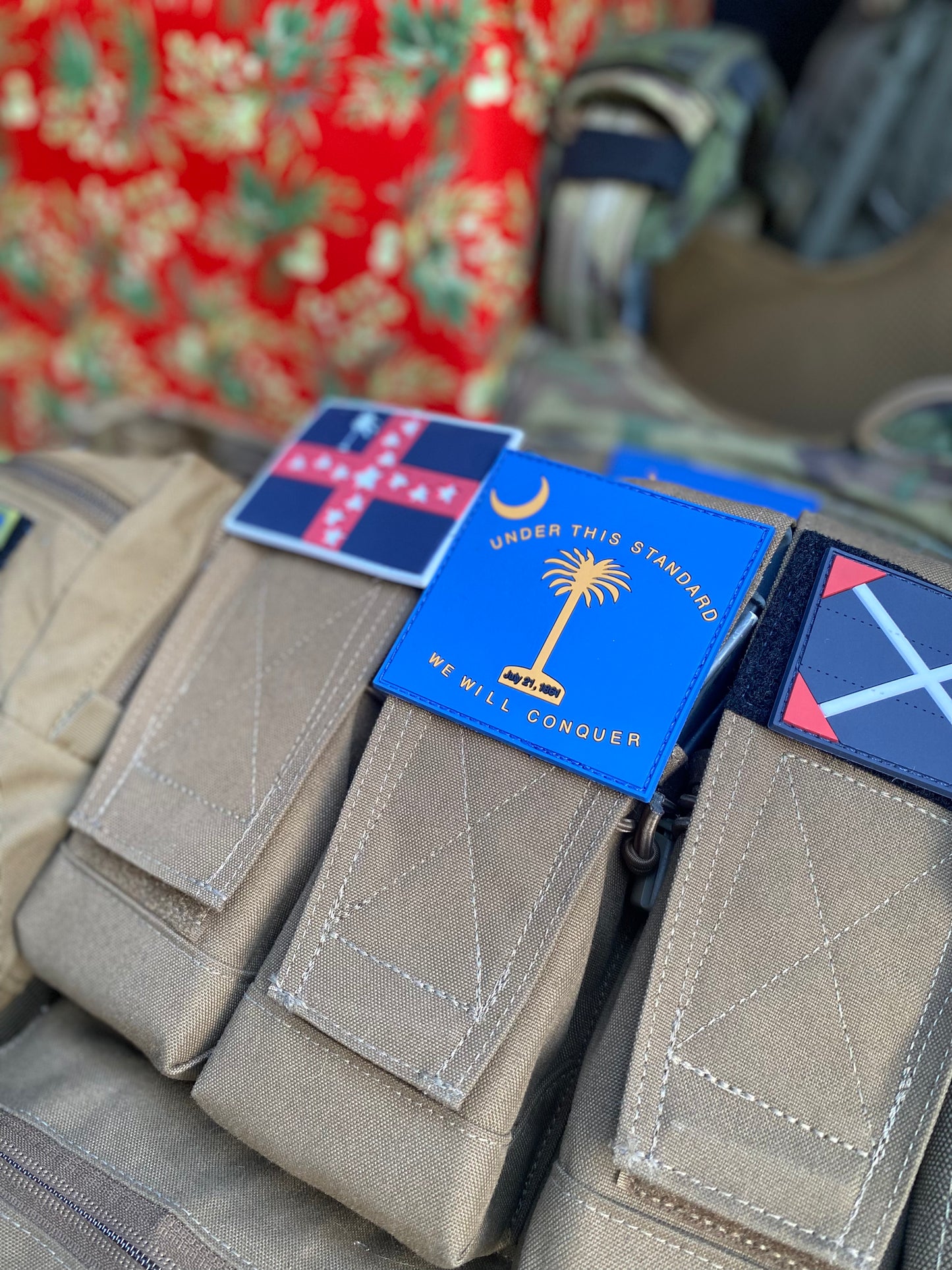 Under This Standard We Will Conquer PVC Morale Patch