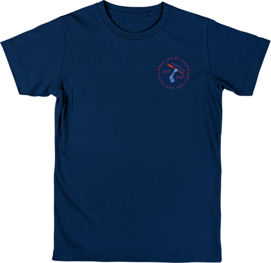 Pro aris et focis" - "for hearth and home" - 3rd Georgia Regimental Flag Shirt (Big and Tall)