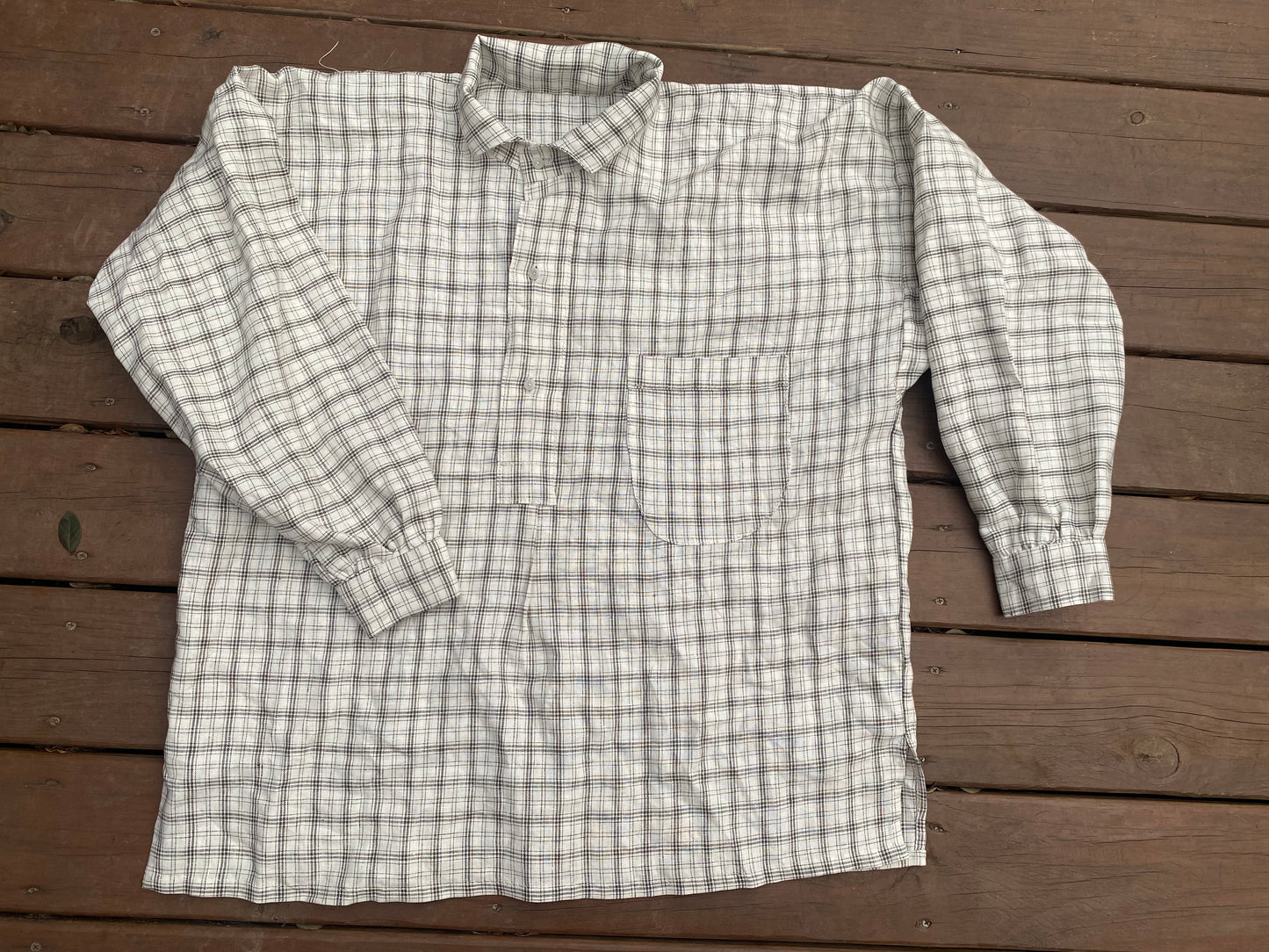 "Sent from Home" Shirt - Plaid