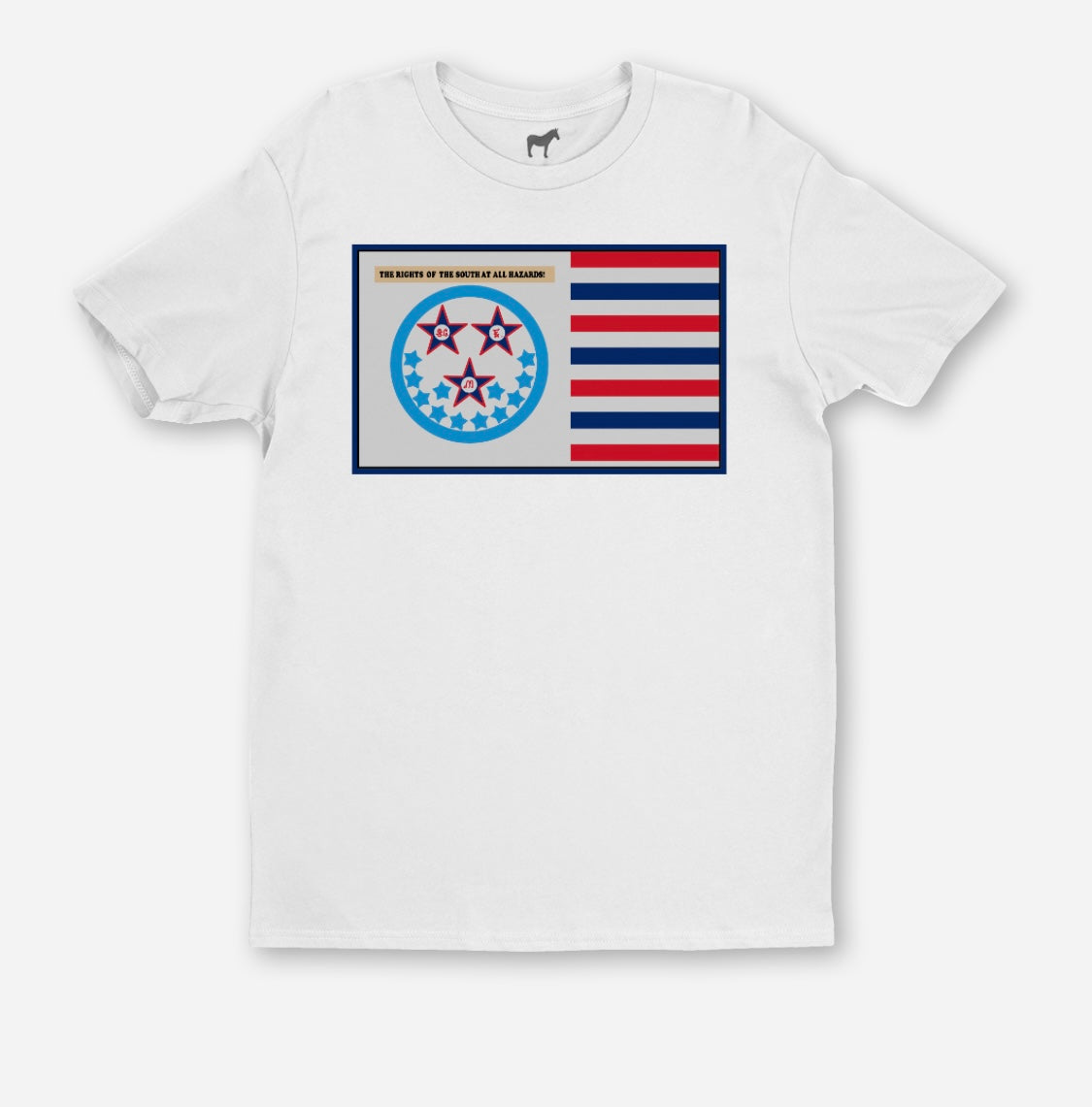 "The Rights of the South at All Hazards!" Florida Secession Flag Shirt