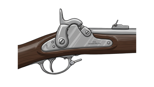 Richmond Arsenal Musket and Arsenal Packet Stickers/Magnets