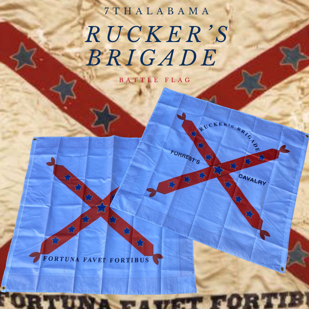 "Fortuna Favet Fortibus" ("Fortune favors the brave") 7th Alabama Cavalry House Flag