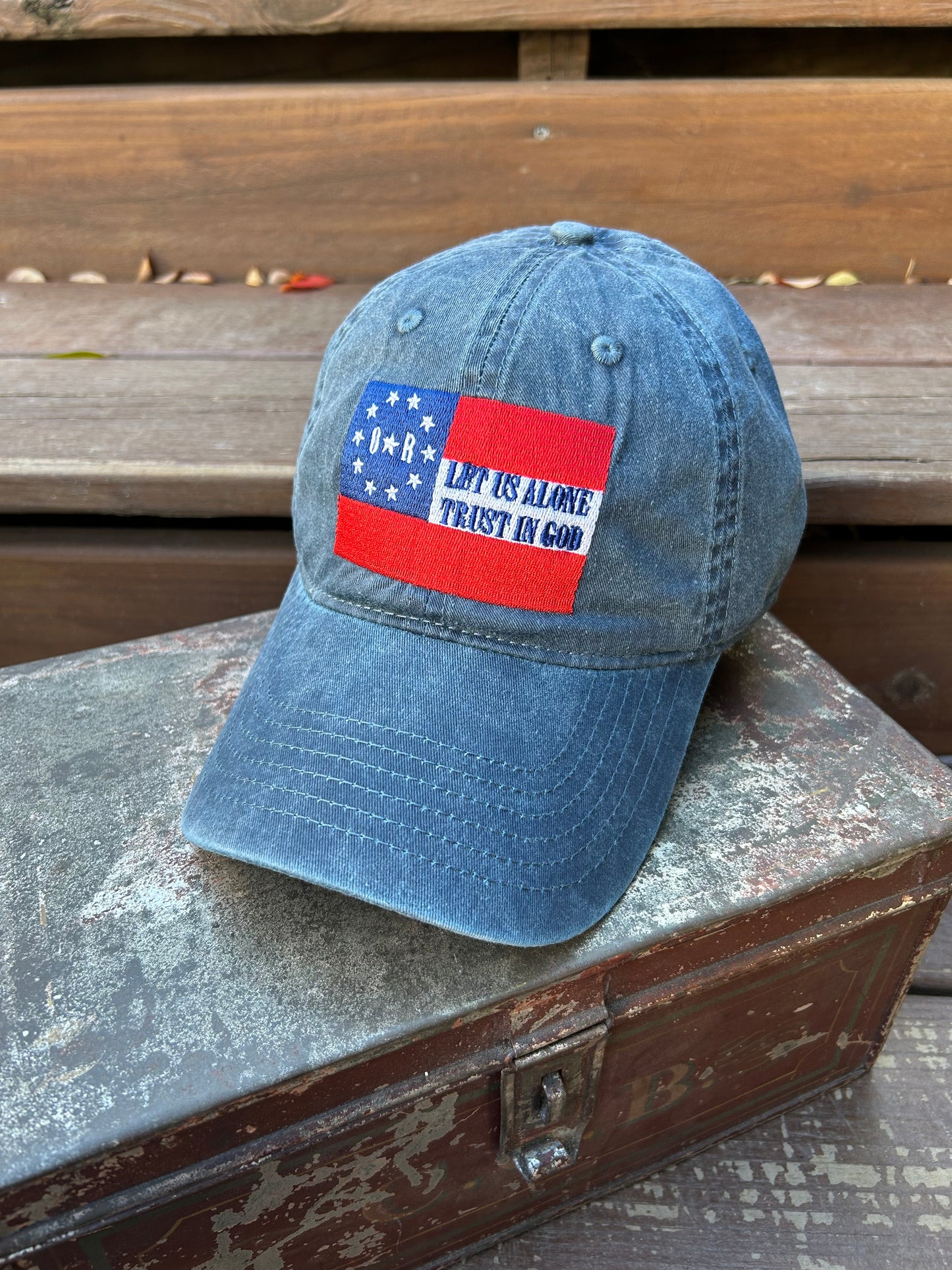 "Let Us Alone" 6th Louisiana Flag Cap