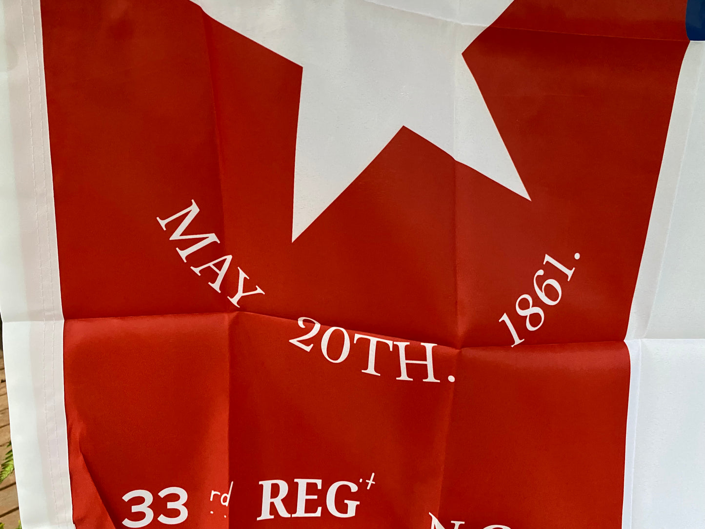 33rd North Carolina State Issue House Flag