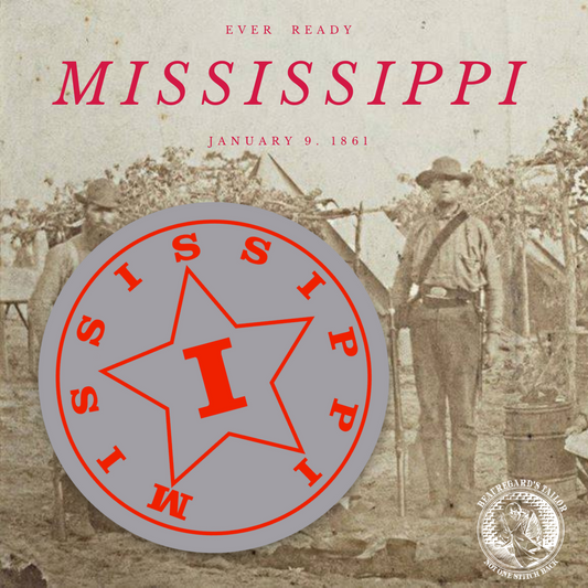 Mississippi Button Stickers