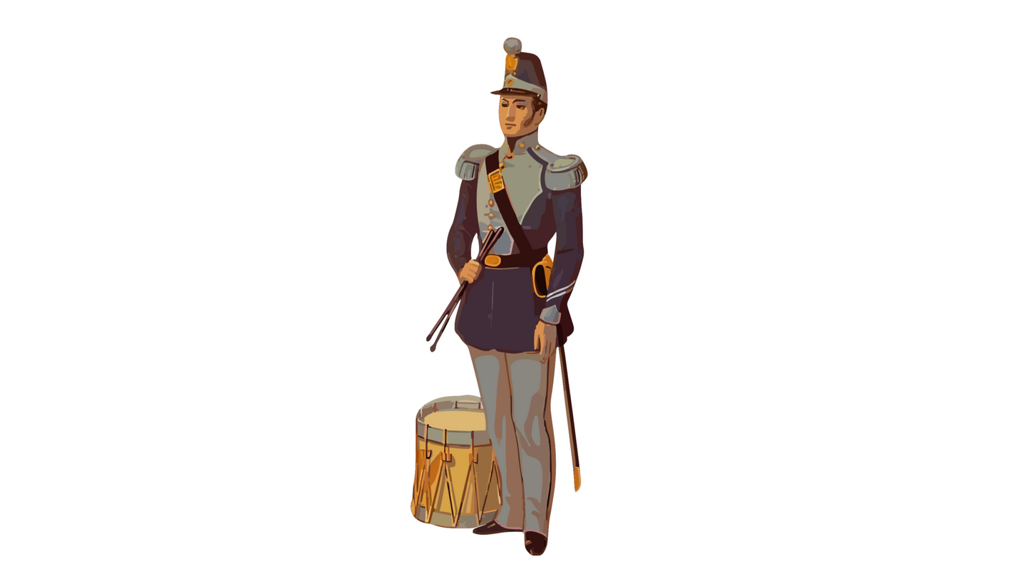 1851 - Infantry Uniform Plate Stickers