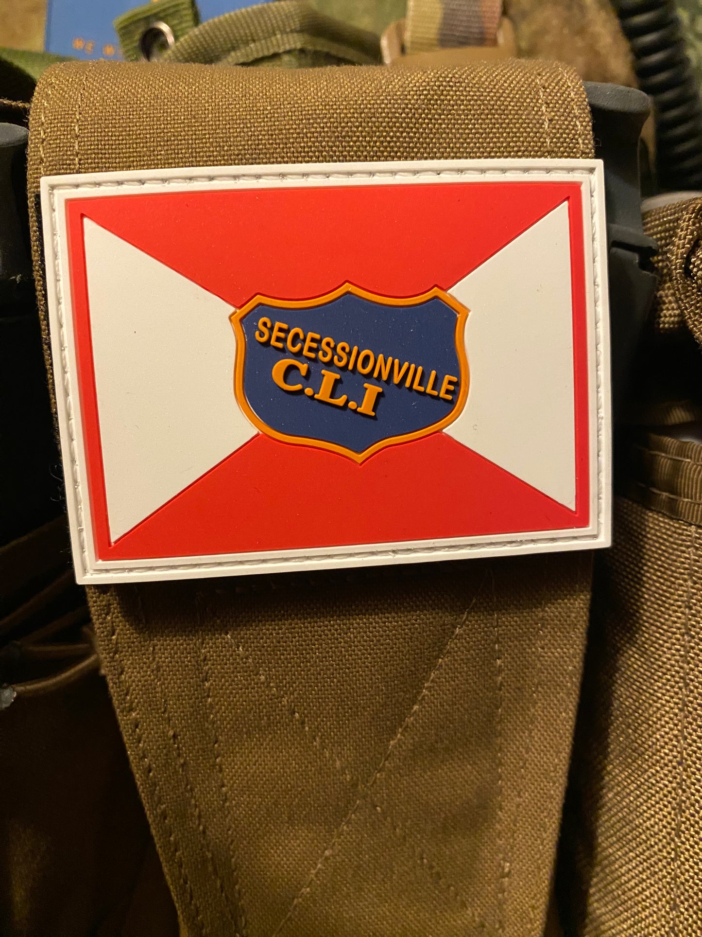 Charleston Light Infantry Flag PVC Morale Patch