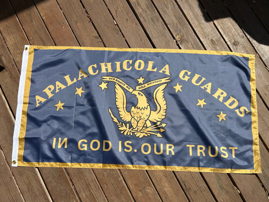 "Our Rights We Will Maintain" Apalachicola Guards Flag