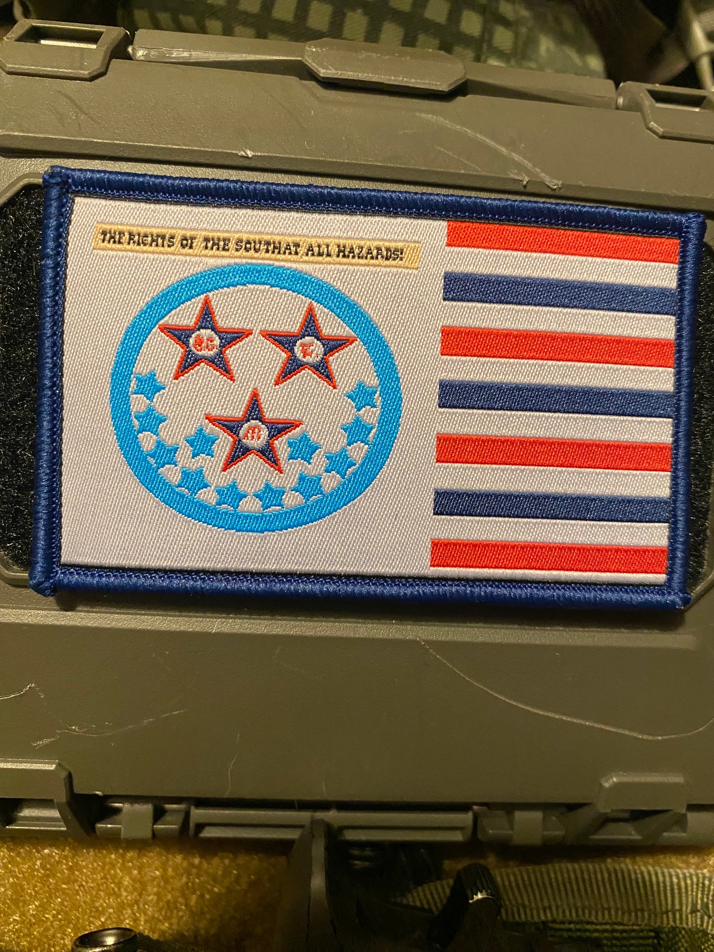 "The Rights of the South at All Hazards!" - Florida Secession Flag Patch