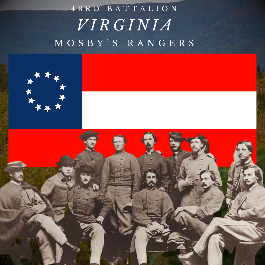 Mosby's Rangers - 43rd Battalion Virginia Cavalry Flag
