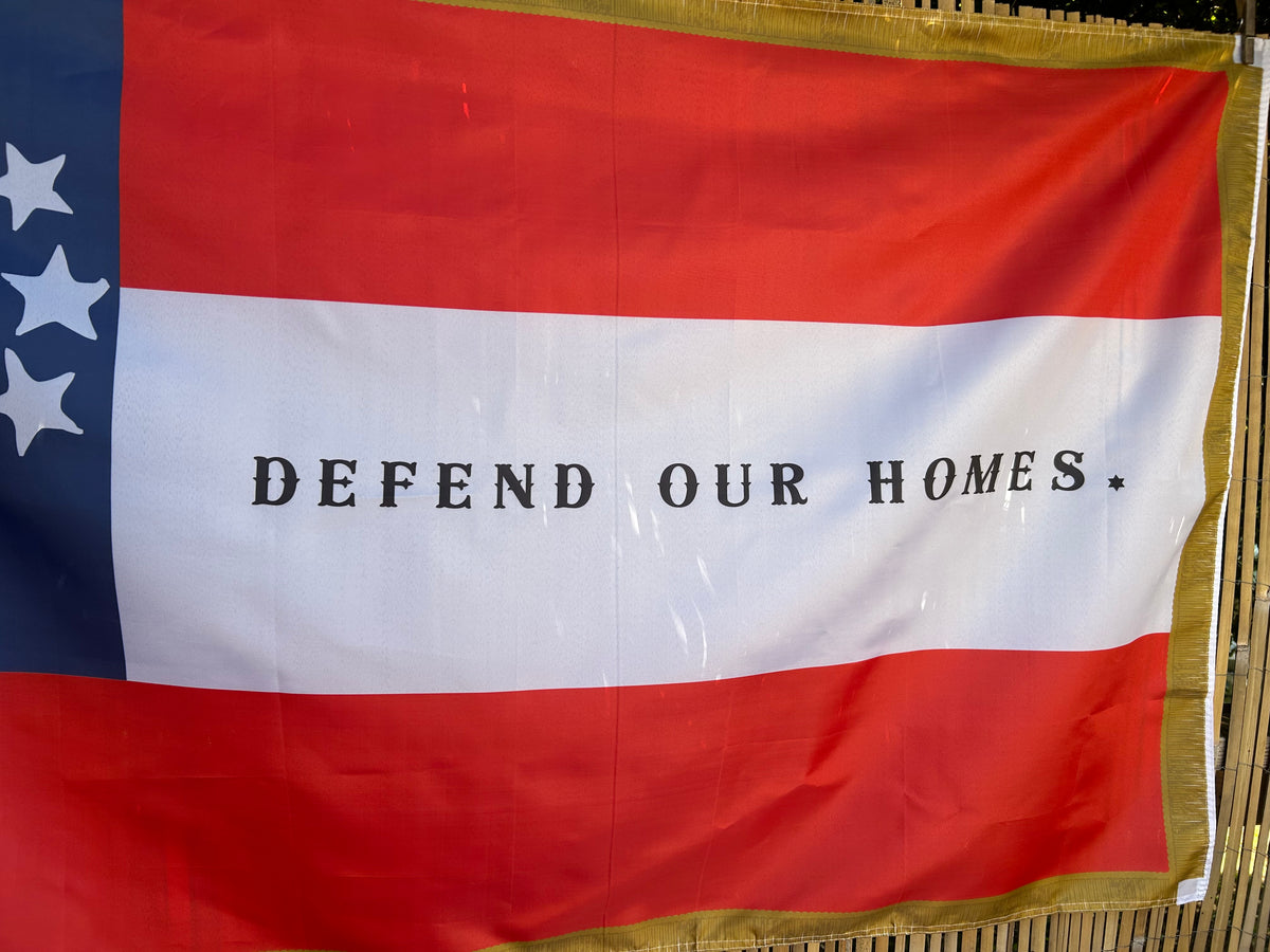 "Defend our homes" Rockingham County Flag