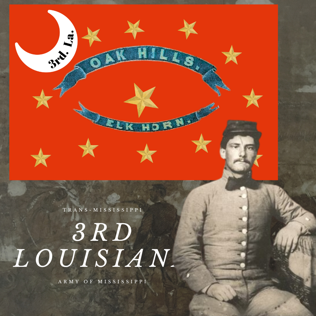 3rd Louisiana Infantry Flag Corinth Stickers
