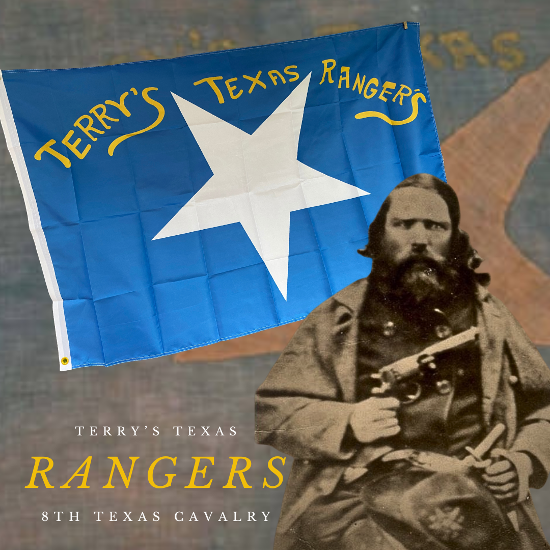 Terry's Texas Rangers - 8th Texas Cavalry - Flag House Flag