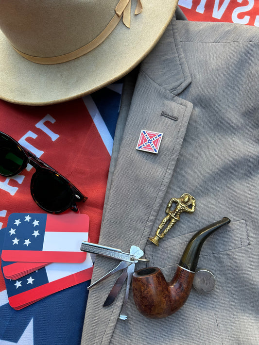28th North Carolina Battle Flag Lapel Pin
