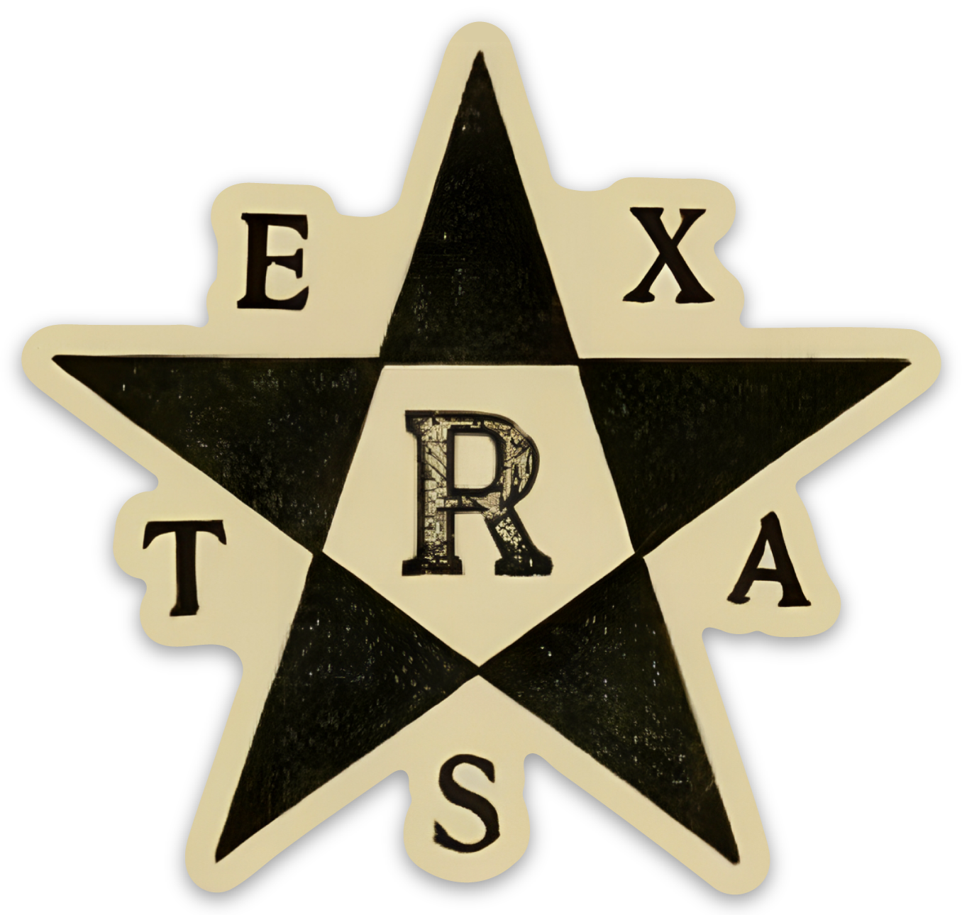 Terry's Texas Rangers - Hat Insignia Stickers/Magnets