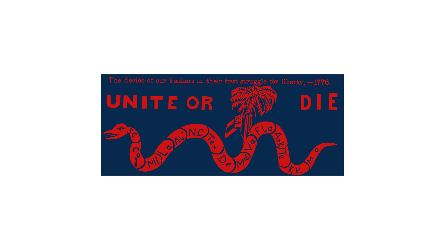 "Unite or Die" Southern Republic Stickers/Magnets