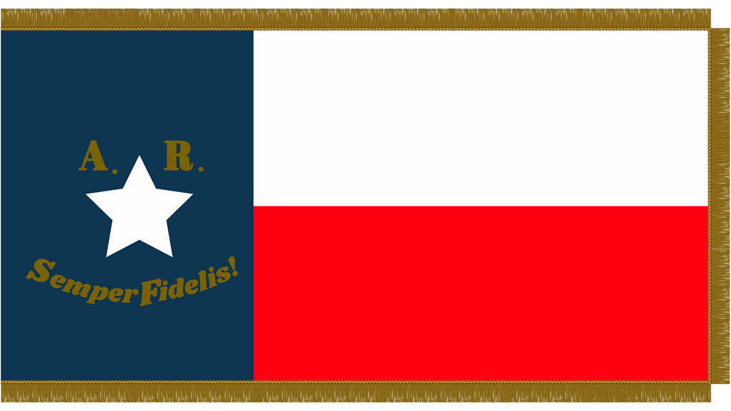 Austin Rifles - 6th Texas Infantry Flag Stickers/Magnet