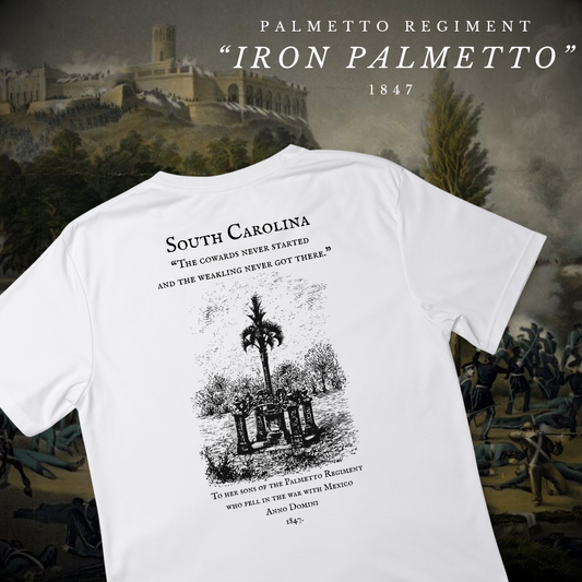 "Iron Palmetto" Palmetto Regiment Monument Shirt