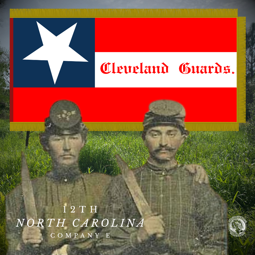 12th North Carolina - Company E - Cleveland Guards Flag