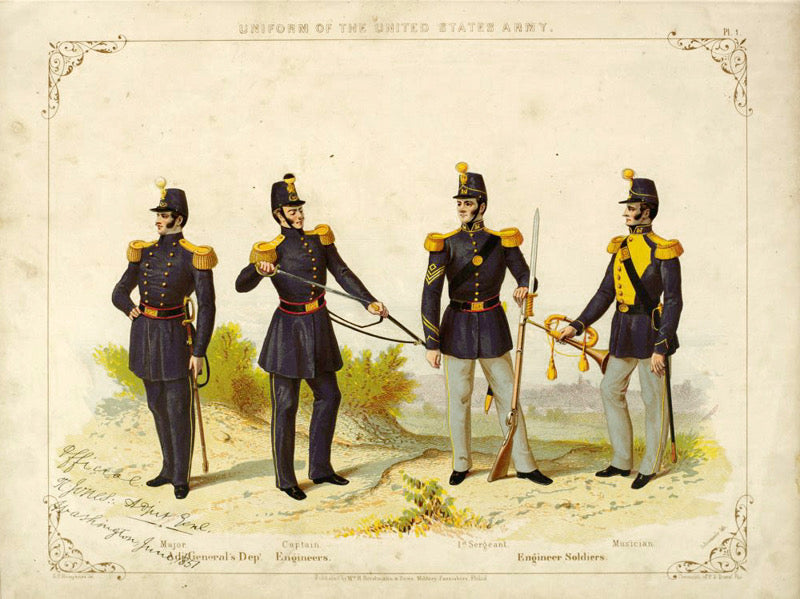1851 - Engineer Uniform Plate Stickers