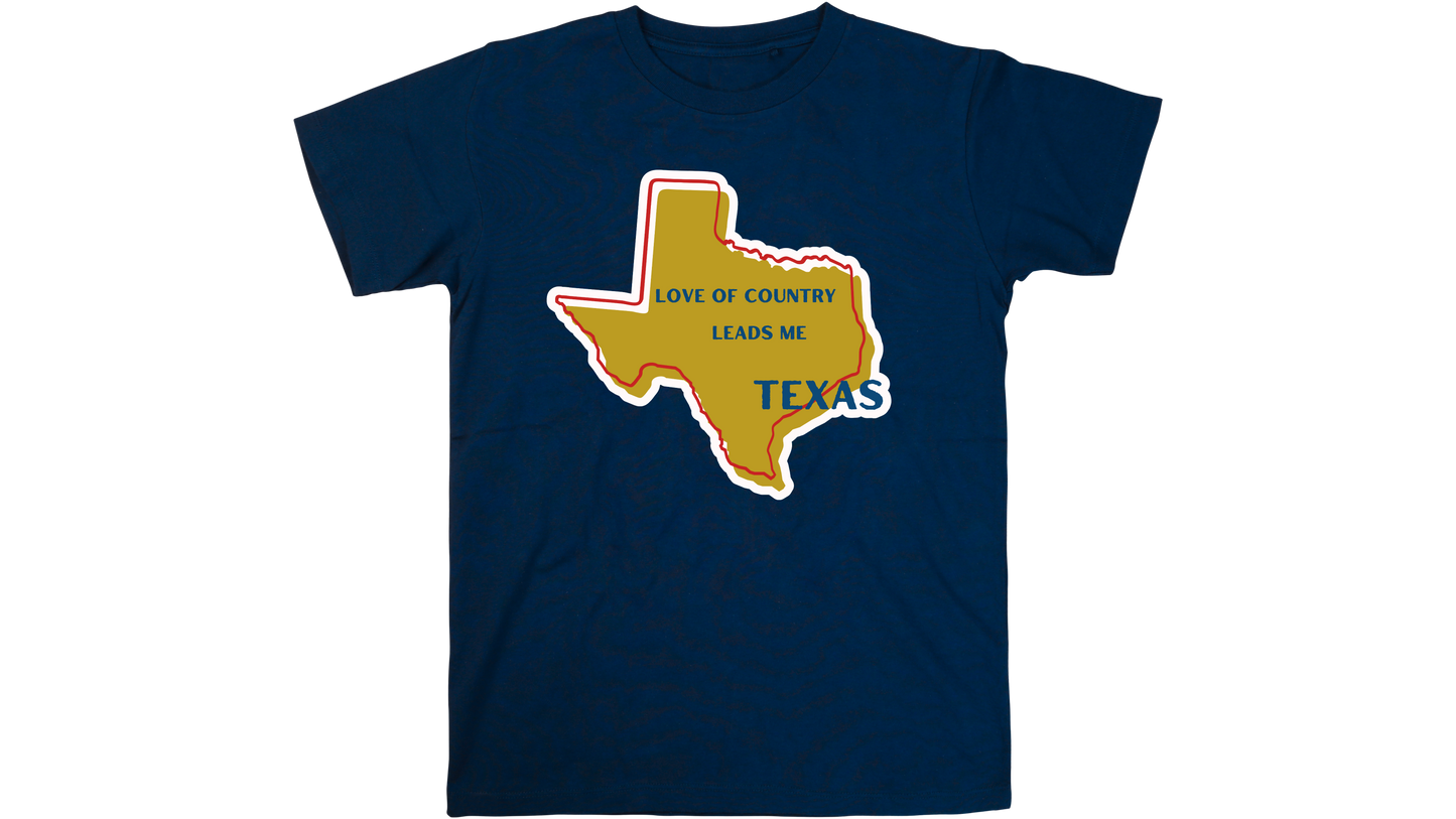 "Love of Country Leads Me" Texas Shirt