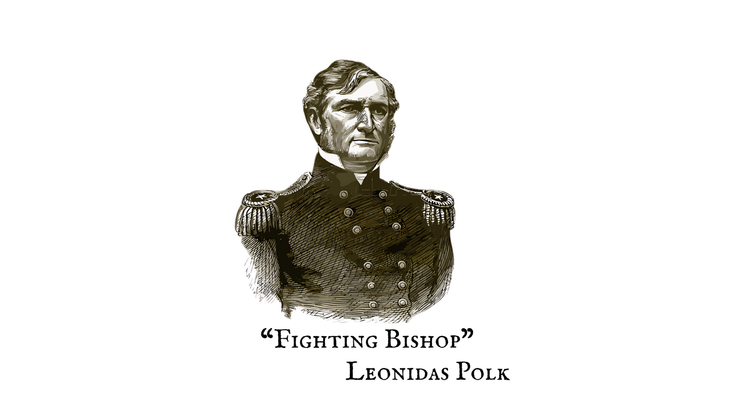 General Leonidas Polk Stickers