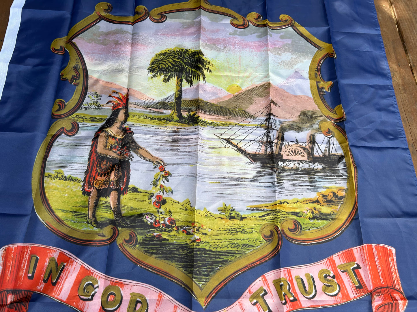 Florida Coat of Arms Flag