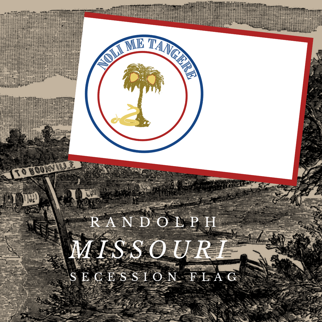 "Noli me tangere" Touch me not - Missouri Secession Flag Stickers