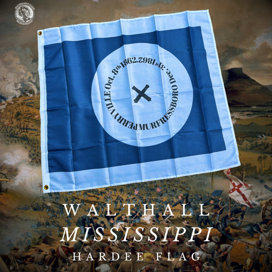 Walthall's Mississippi Brigade Hardee Flag (Possibly 24th Mississippi) Flag