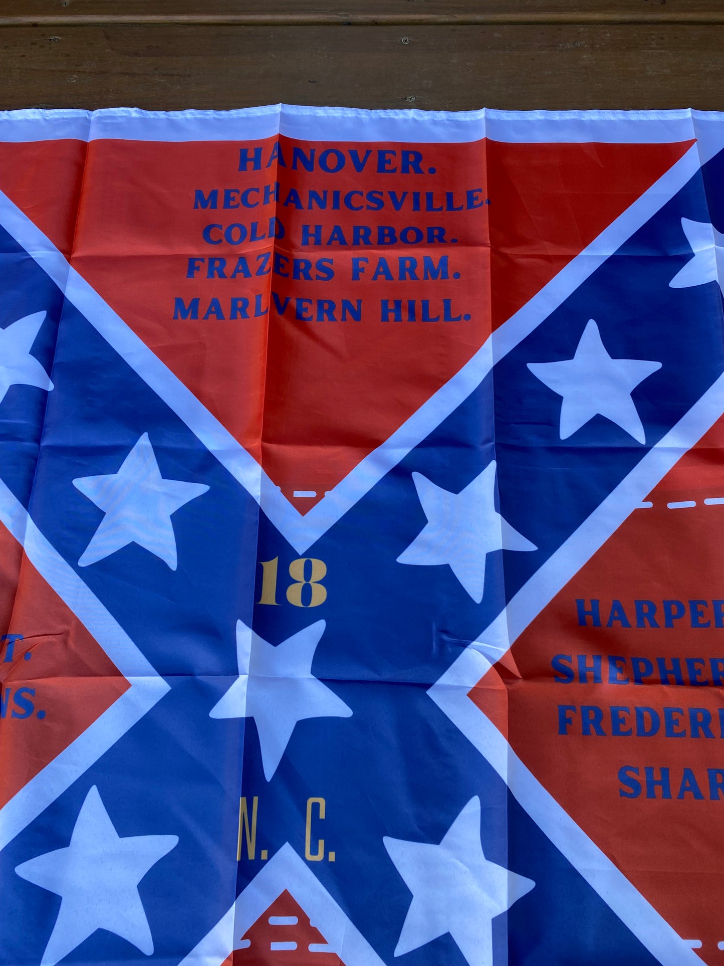 18th North Carolina 4th Bunting House Flag