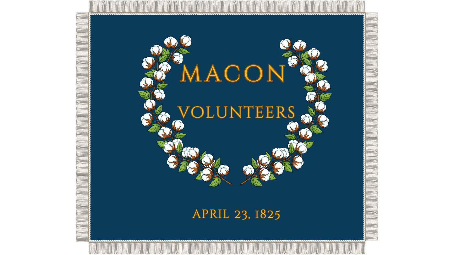 Macon Volunteers - Company B - 2nd Georgia Battalion Flag