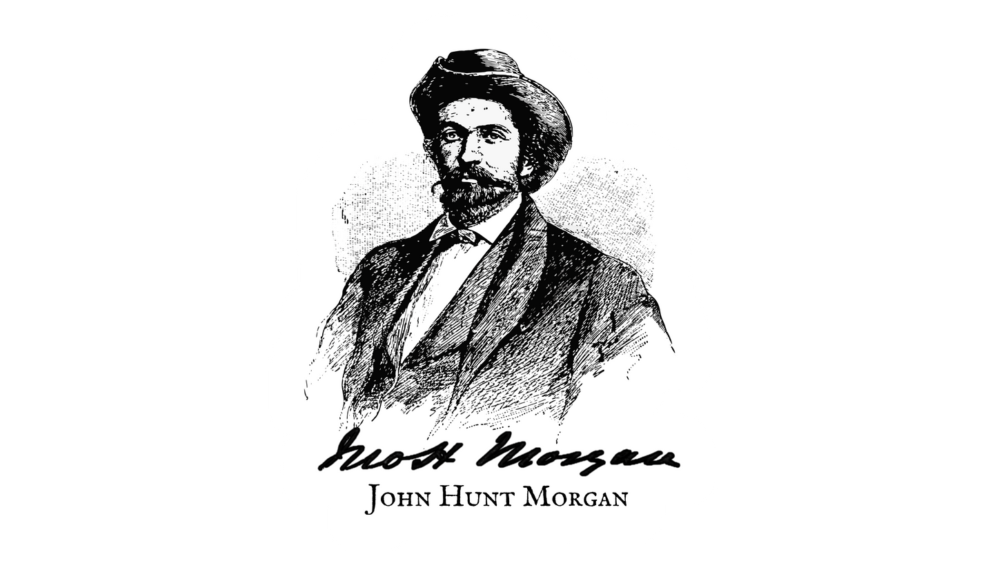 John Hunt Morgan Stickers