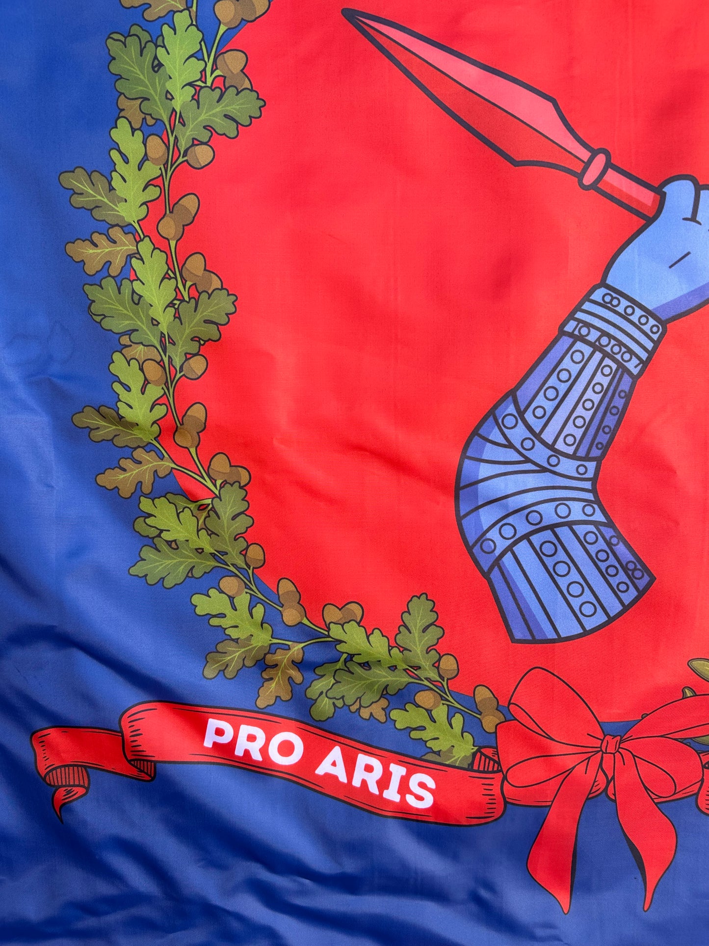 "Pro aris et focis" - "for hearth and home" - 3rd Georgia Regimental Flag