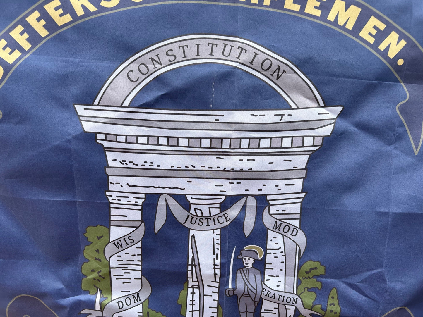 Jefferson Riflemen Militia Flag