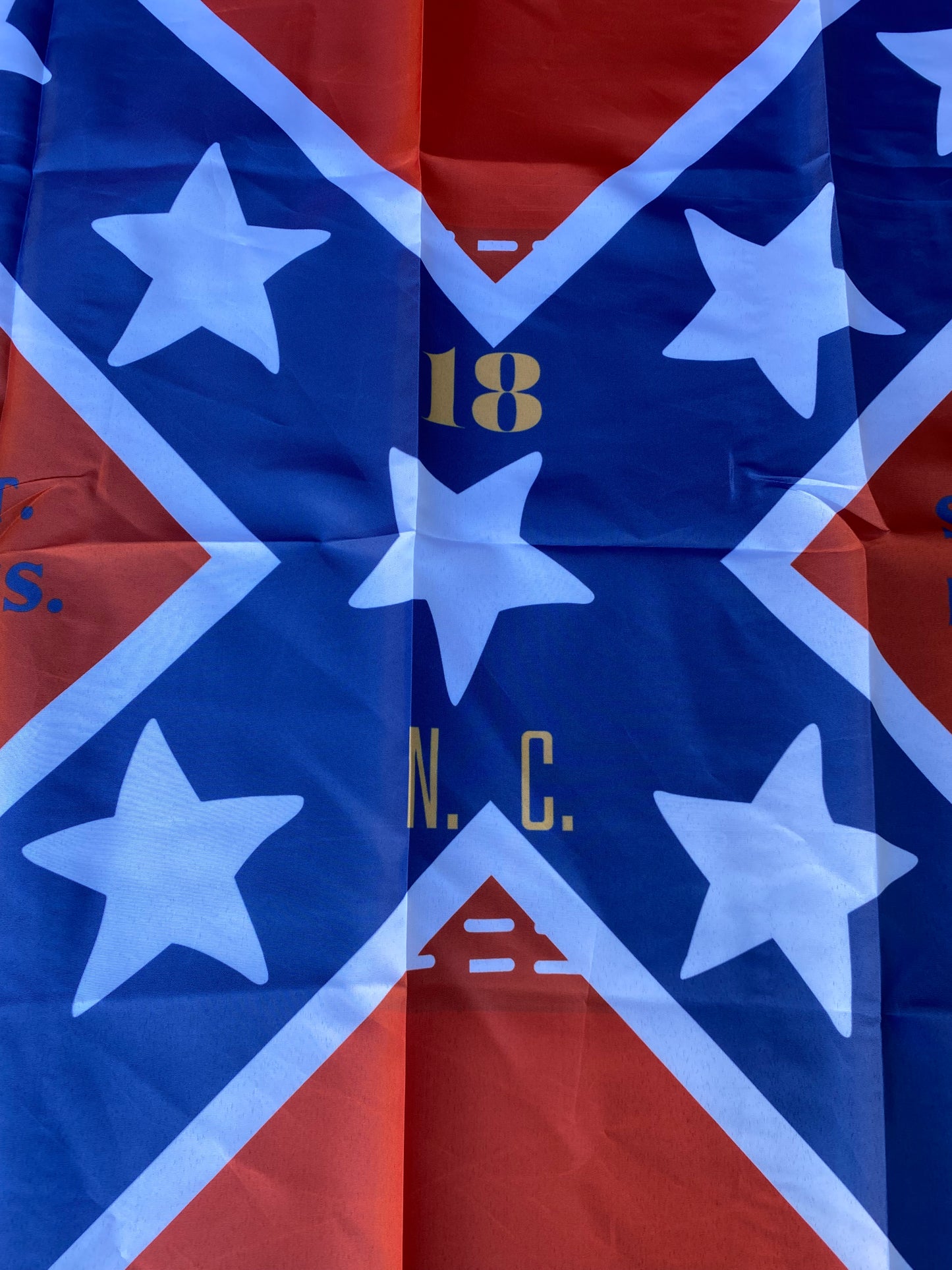 18th North Carolina 4th Bunting House Flag