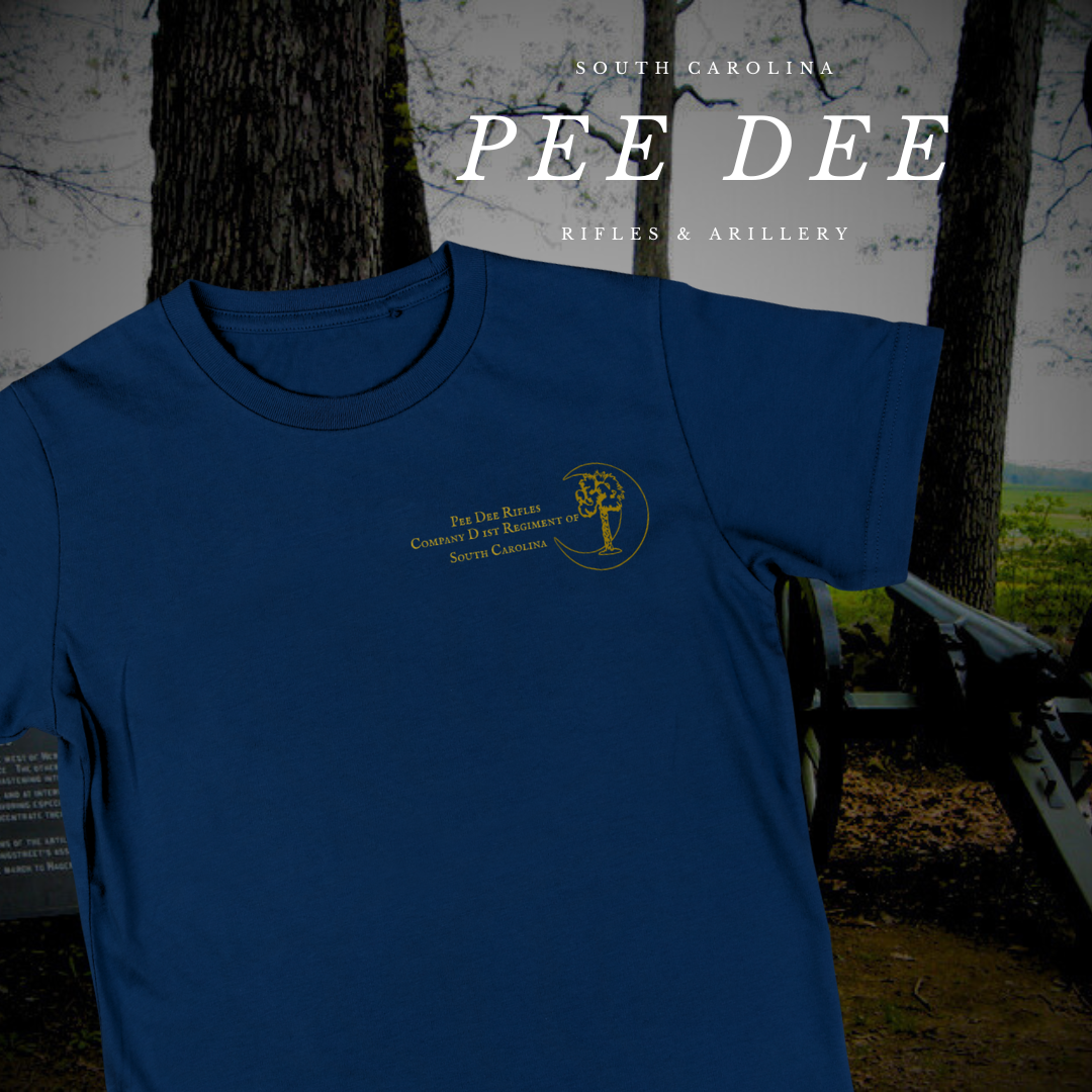 Pee Dee Rifles - Company D 1st Regiment of South Carolina Infantry Flag T-Shirt