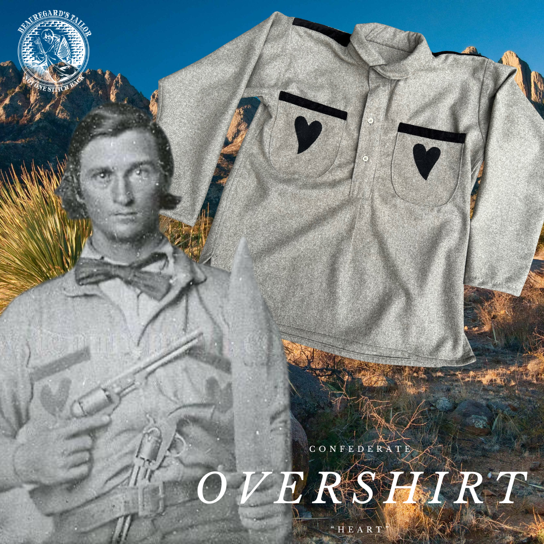 Texas Confederate "Heart" Overshirt