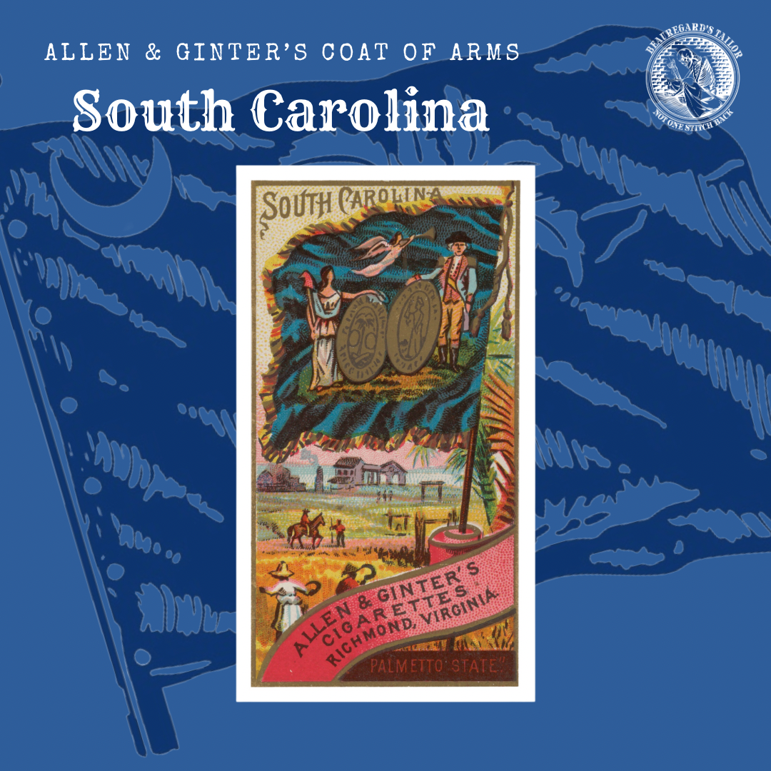 Richmond Virginia - Allen & Ginter's South Carolina Coat of Arms Stickers