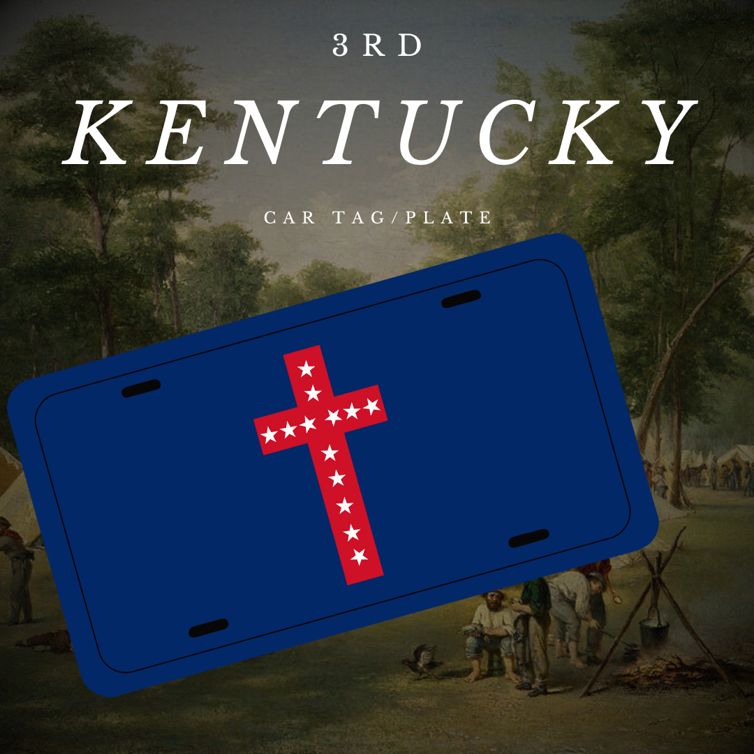 3rd Kentucky - "Orphan Brigade" Car Tag/Plate