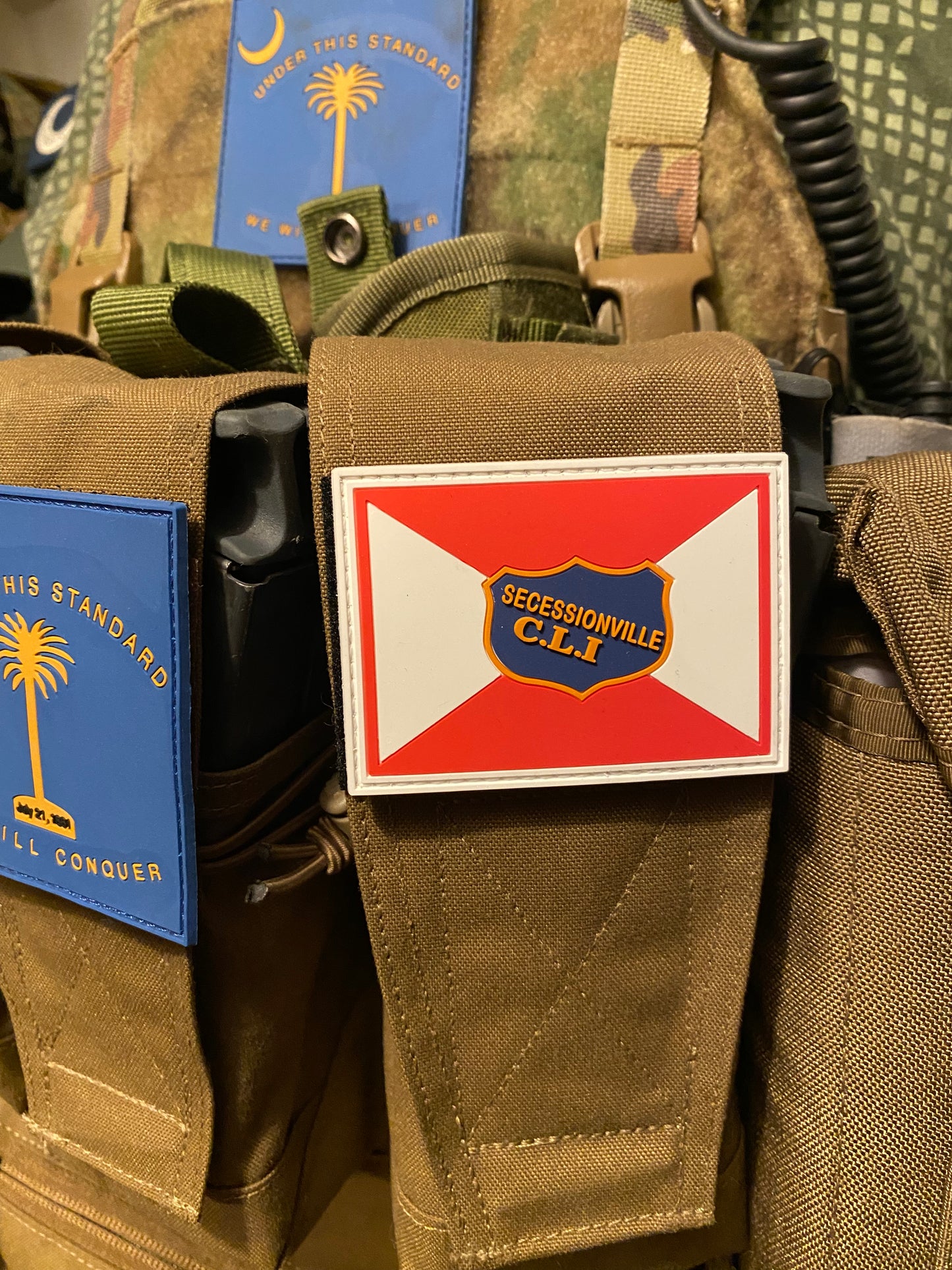 Charleston Light Infantry Flag PVC Morale Patch