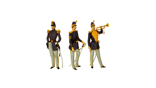 1851 - Dragoons Uniform Plate Stickers