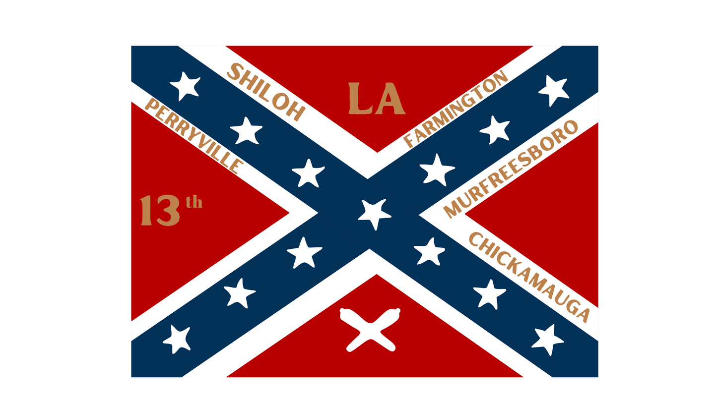 13th Louisiana Infantry Flag