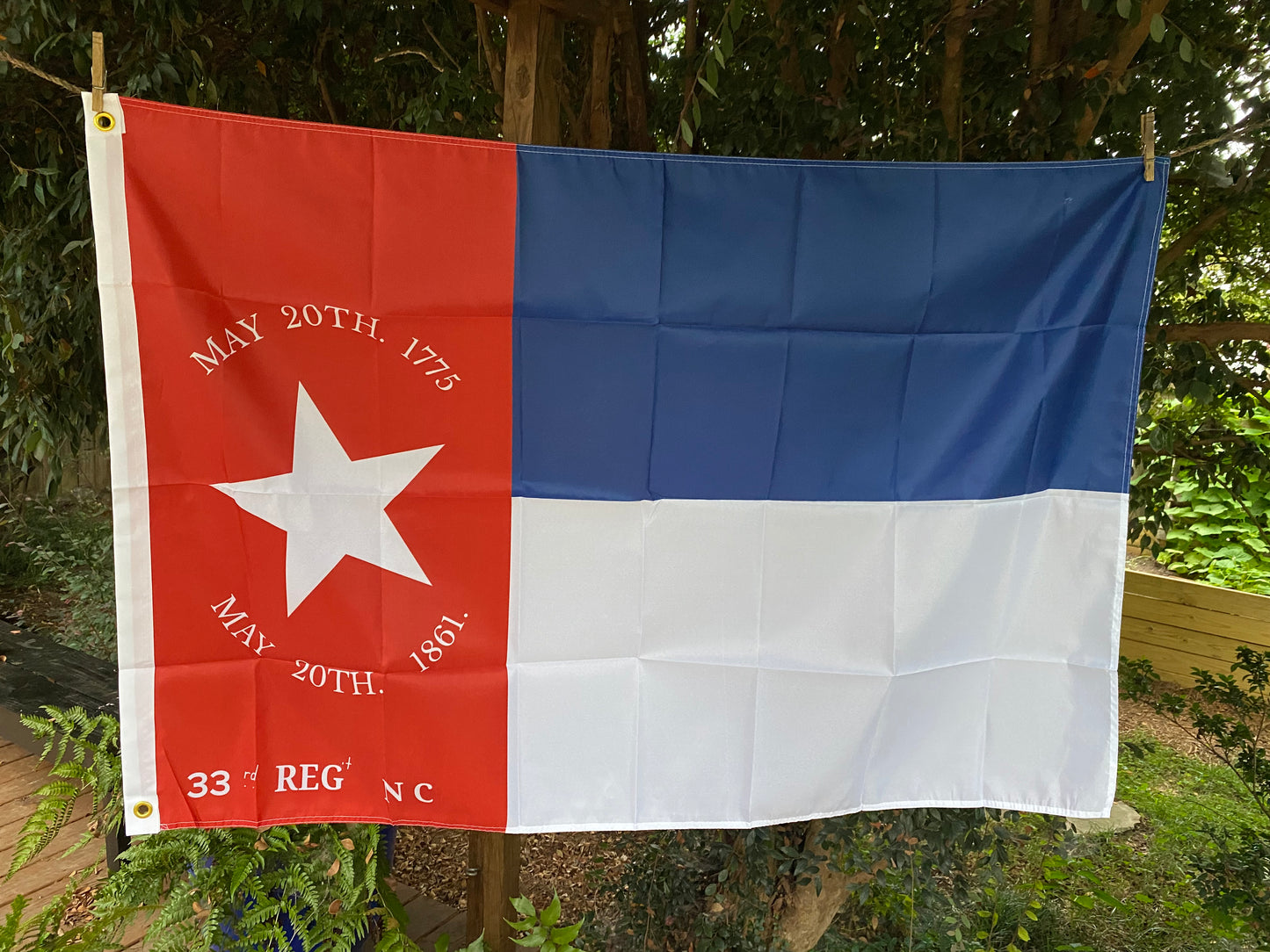 33rd North Carolina State Issue House Flag