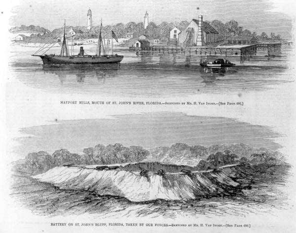 Saint John’s River Flag Stickers/Magnet