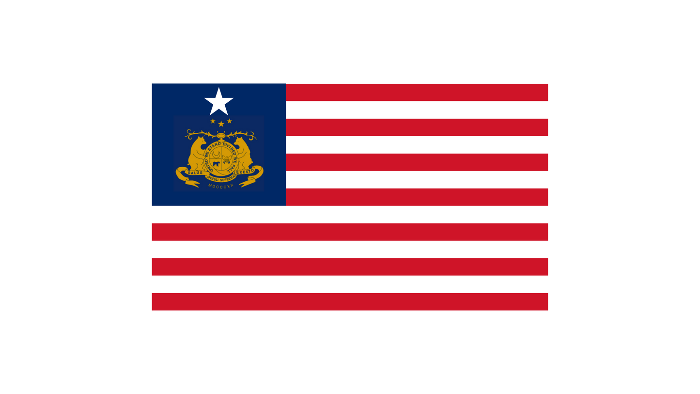 "St. Louis Courthouse Flag" Stickers