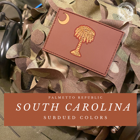 South Carolina PVC Patch - Subdued Colors