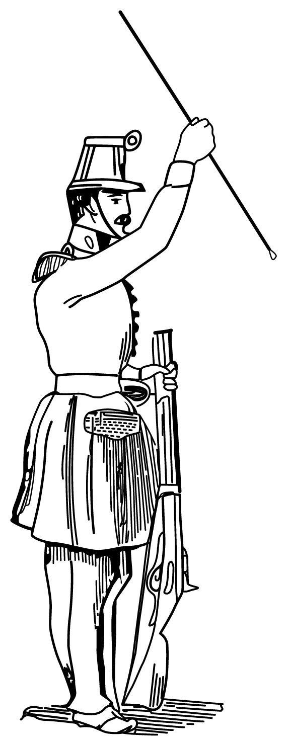 Hardee's Rifle & Light Infantry Tactics Stickers
