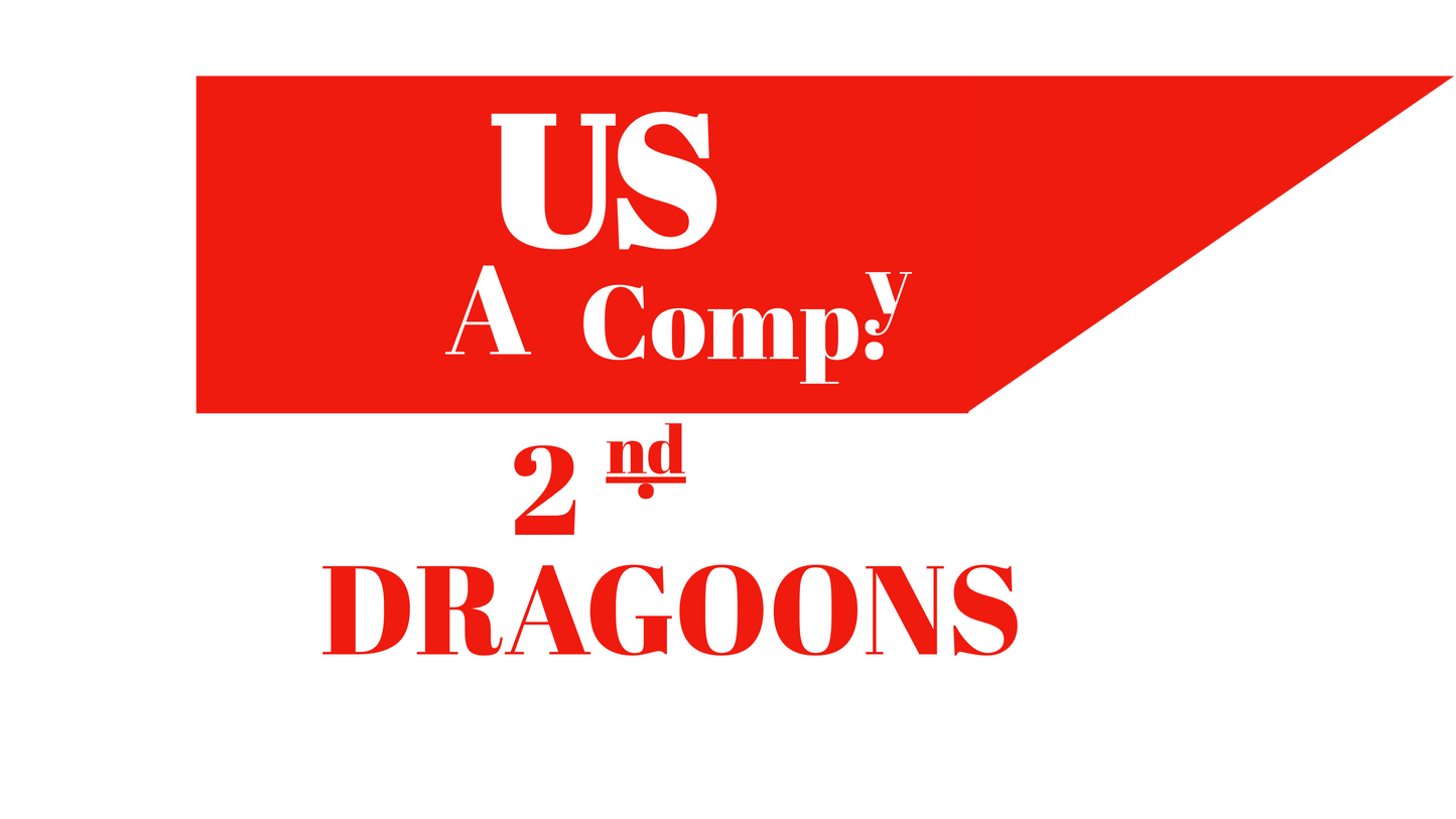 2nd US Dragoons - Company A - Guidon