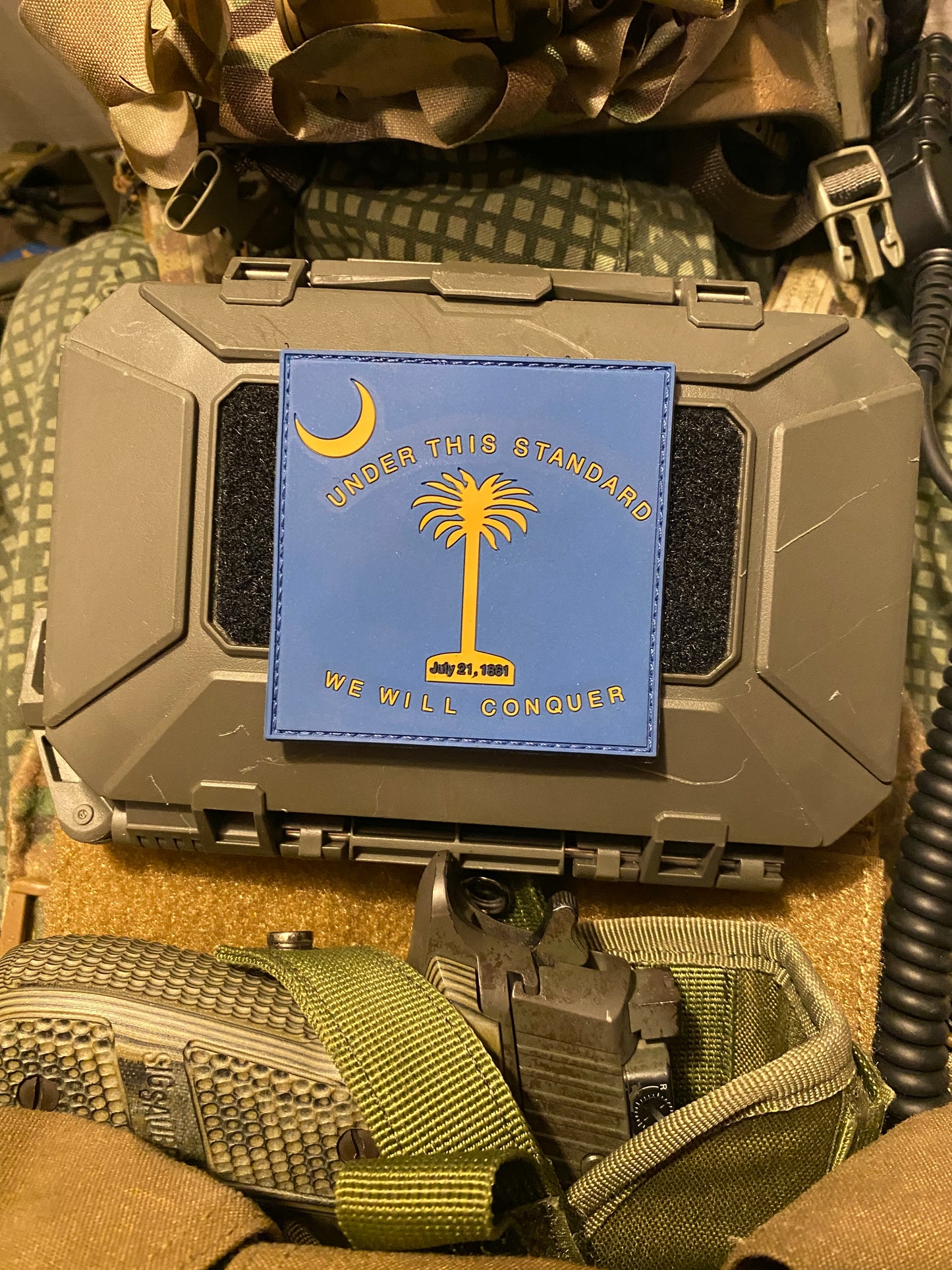 Under This Standard We Will Conquer PVC Morale Patch